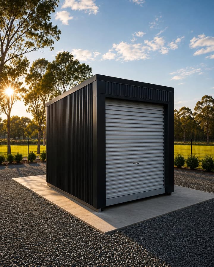 Mini 3.2 metre by 2.4 metre portable shed